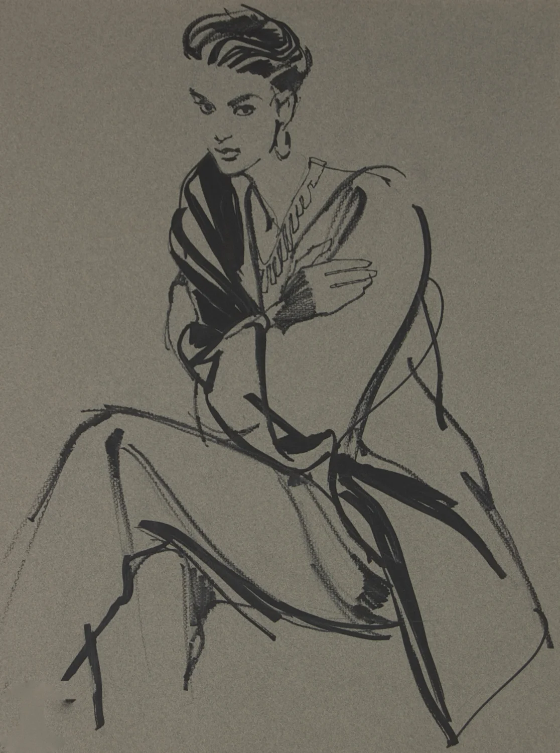 Fashion Art B & W — Barbara Tyler Ahlfield